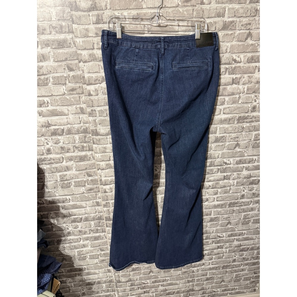 Judy Blue High Waist Flare Jeans with Front Patch Pockets - Picture 3 of 5
